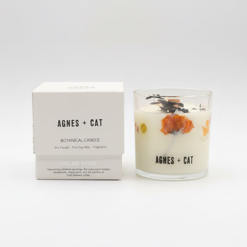 Botanical Soy Wax Candle - Lakeland Mocha