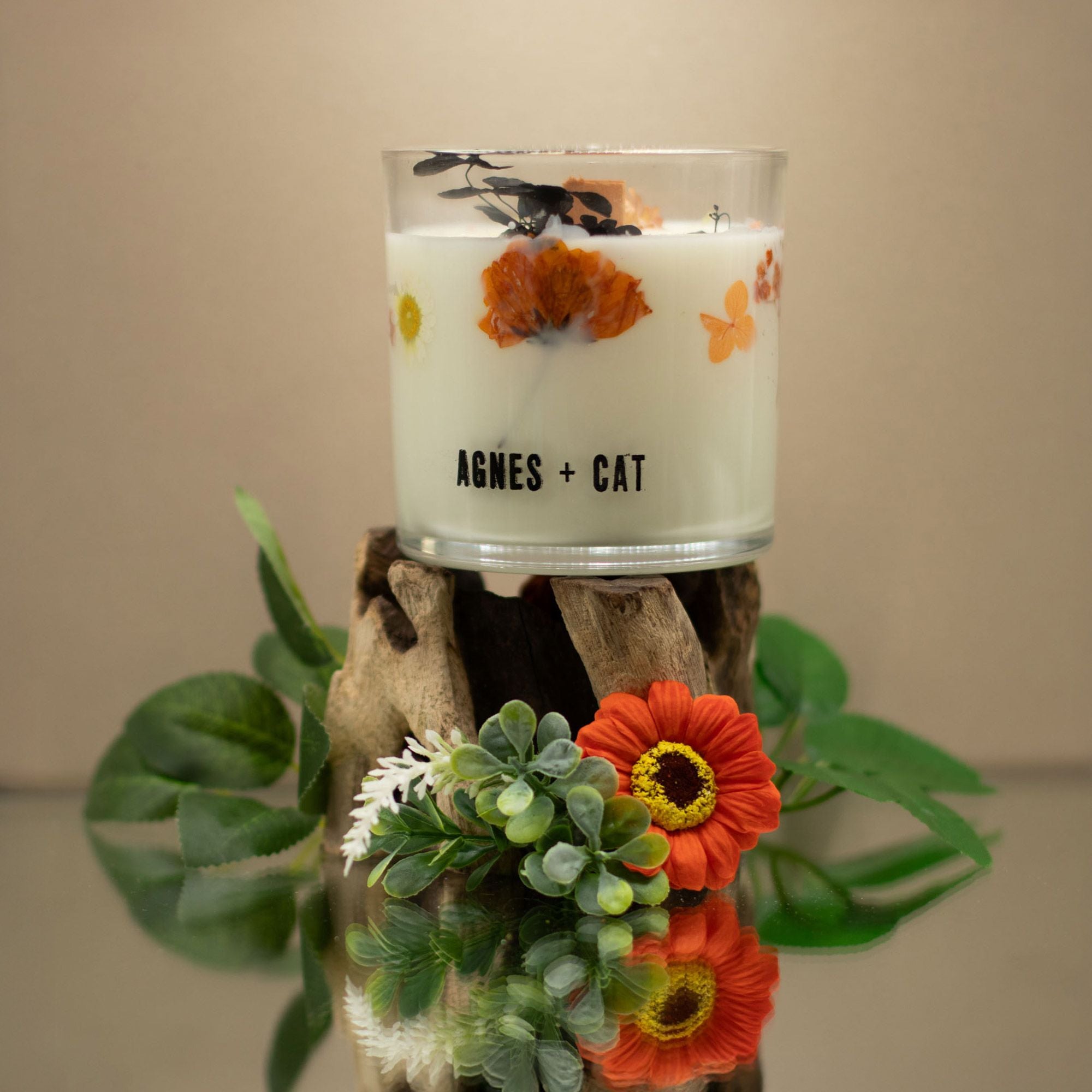 Botanical Soy Wax Candle - Lakeland Mocha