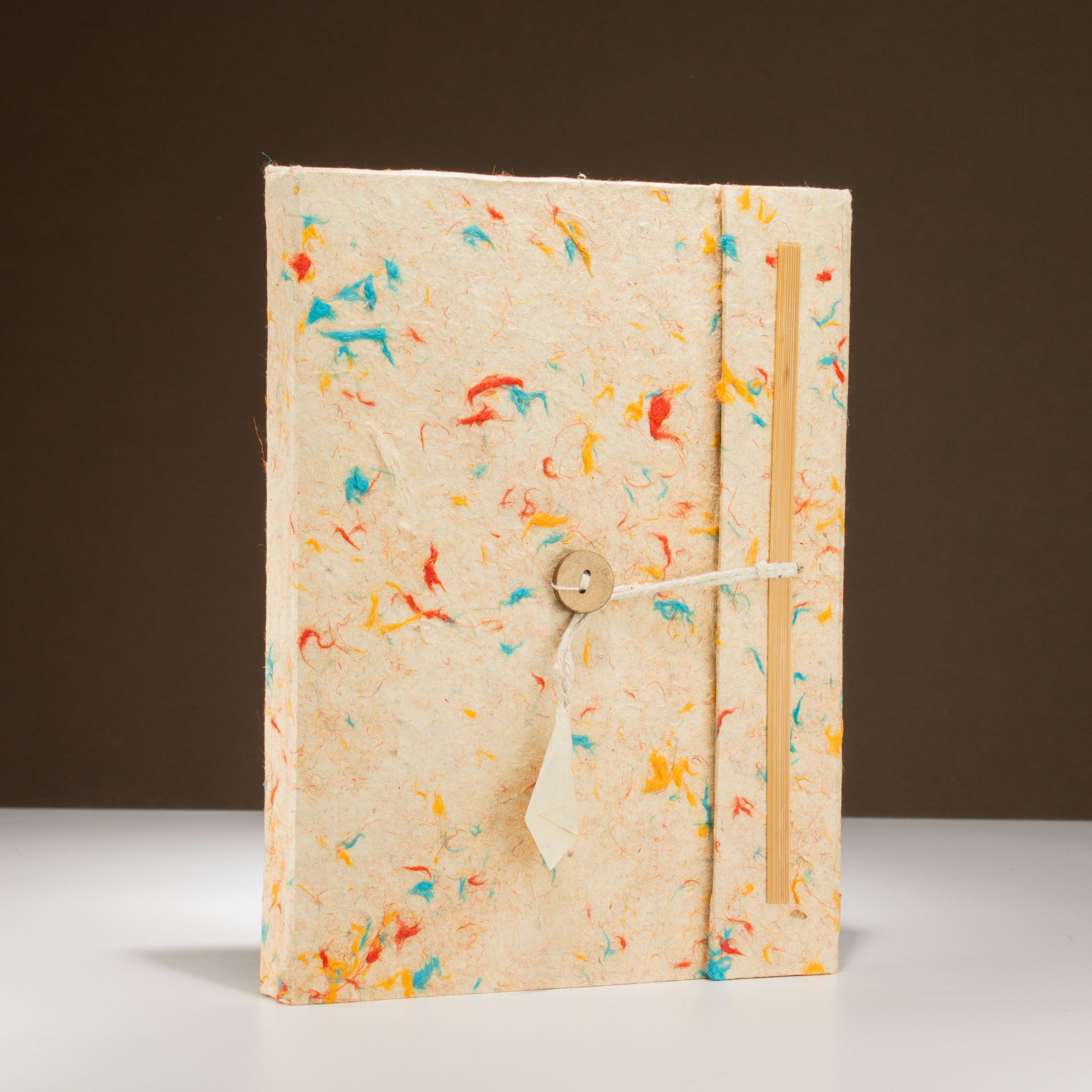 Lrg Lokta Mixed Colour Cotton Notebook