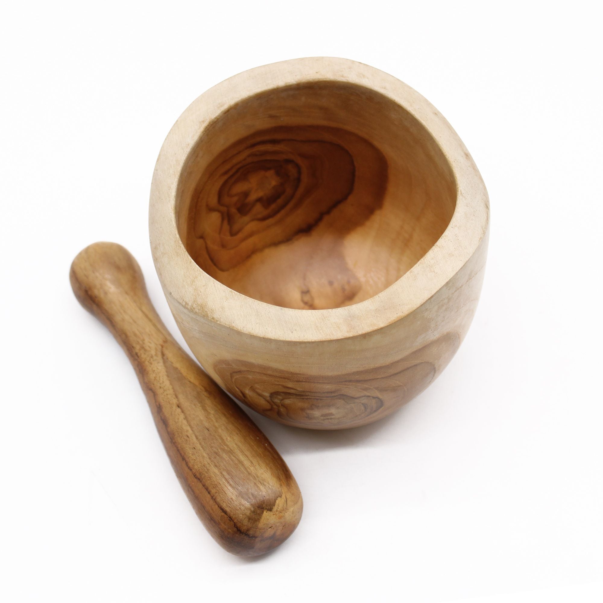 Ergo Teak Pestle & Mortar (Large)