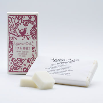 Box of 8 Wax Melts - Tea + Roses