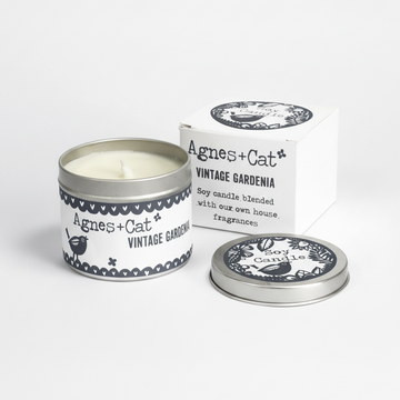 Tin Candle - Vintage Gardenia