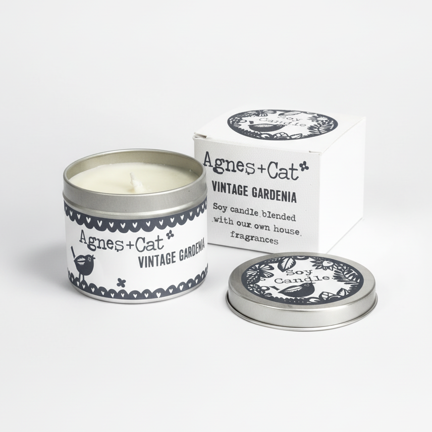 Tin Candle - Vintage Gardenia