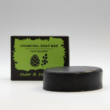 Charcoal Soap 85g - Eucalyptus & Cedarwood