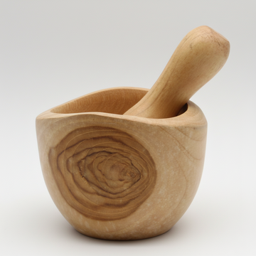 Ergo Teak Pestle & Mortar (Medium)