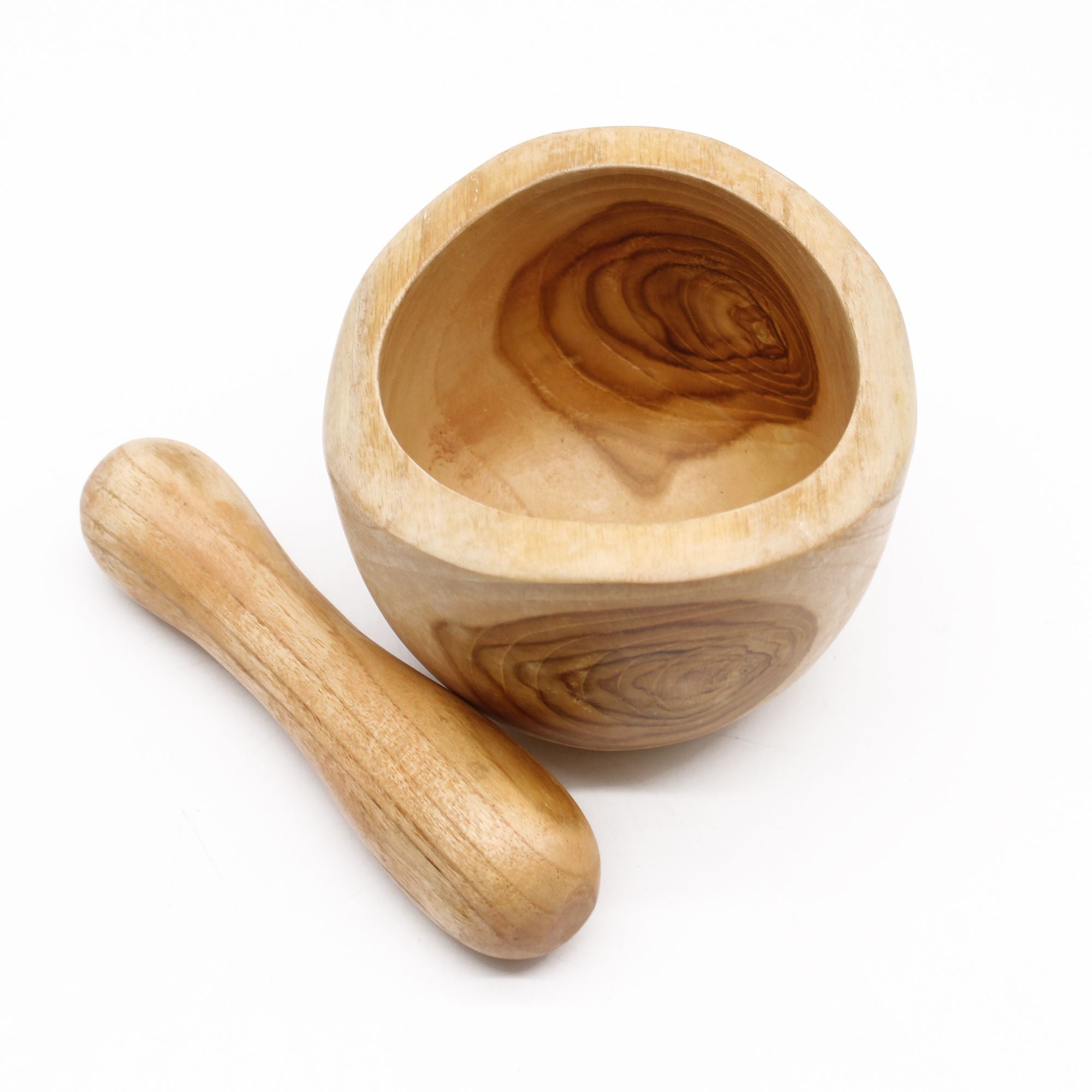 Ergo Teak Pestle & Mortar (Medium)