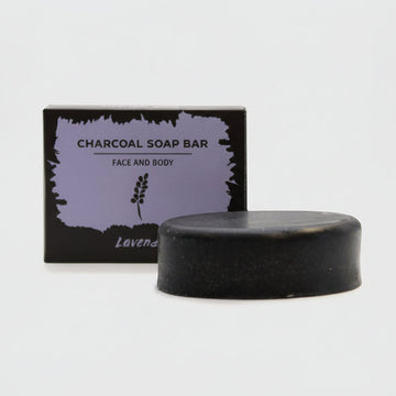 Charcoal Soap 85g - Lavender