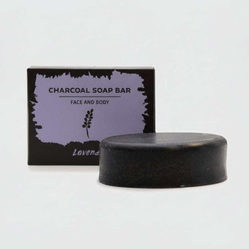Charcoal Soap 85g - Lavender