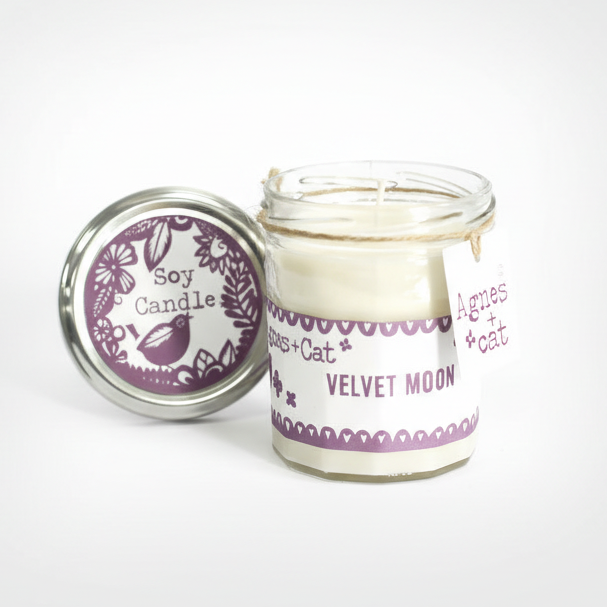 Jam Jar Candle - Velvet Moon