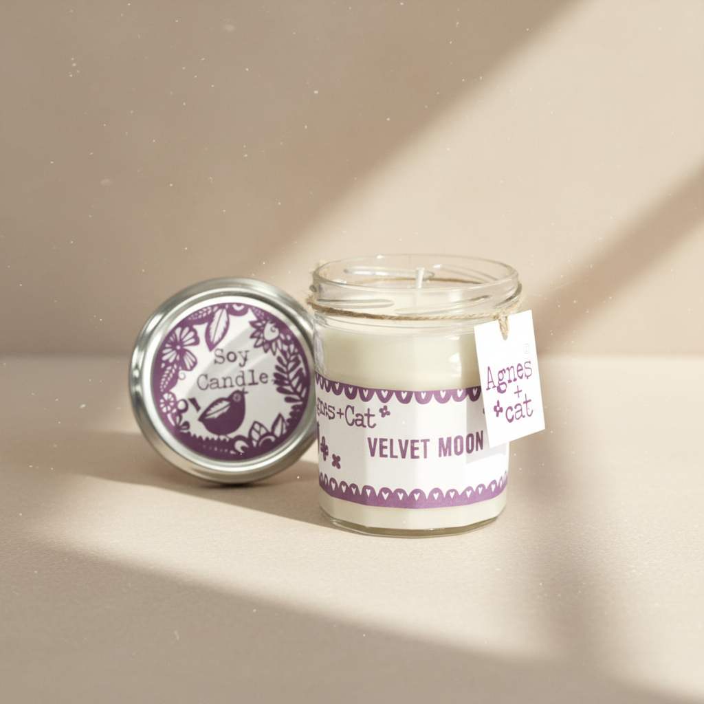 Jam Jar Candle - Velvet Moon
