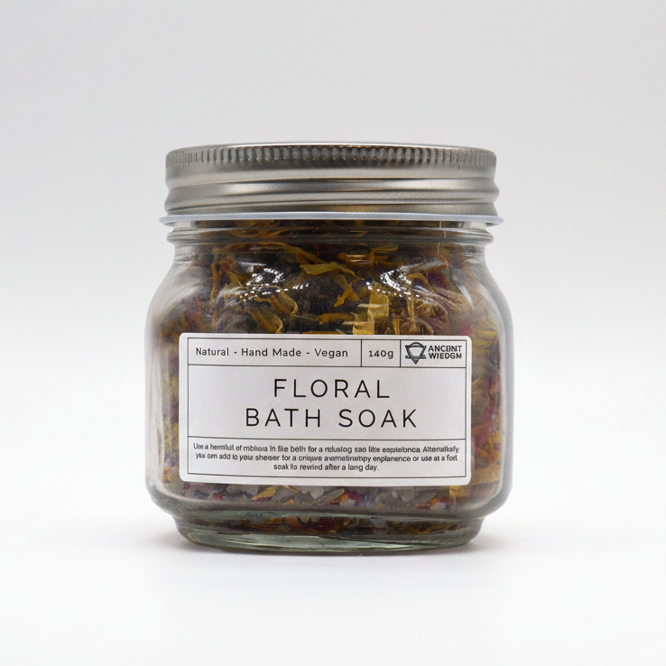 Floral Bath Soak - Natural - 140g