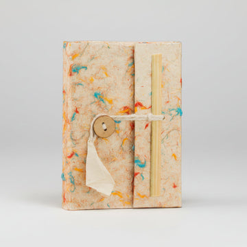 Mini Lokta Mixed Colour Cotton Notebook