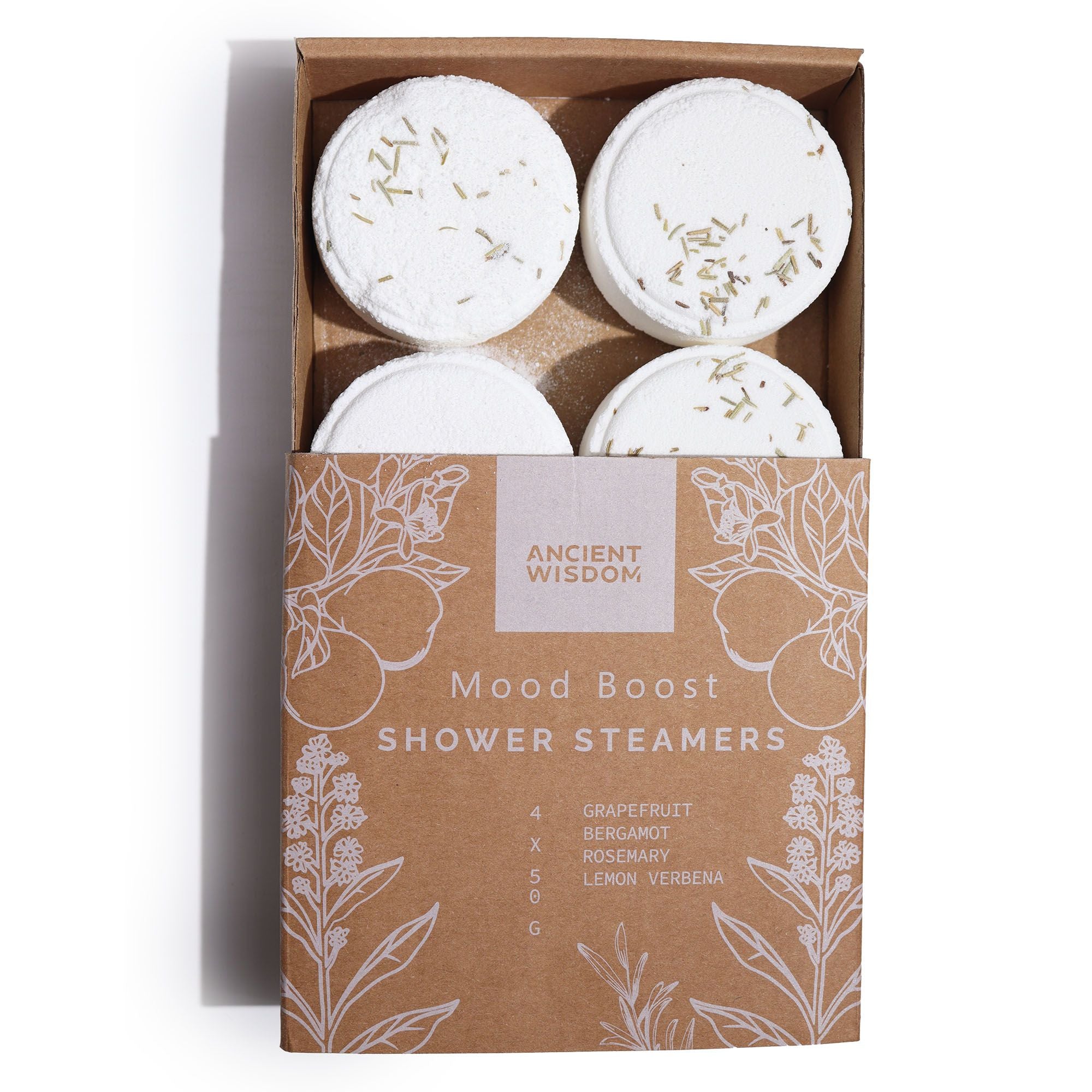 Zen Shower Steamers - Mood Boost (White)