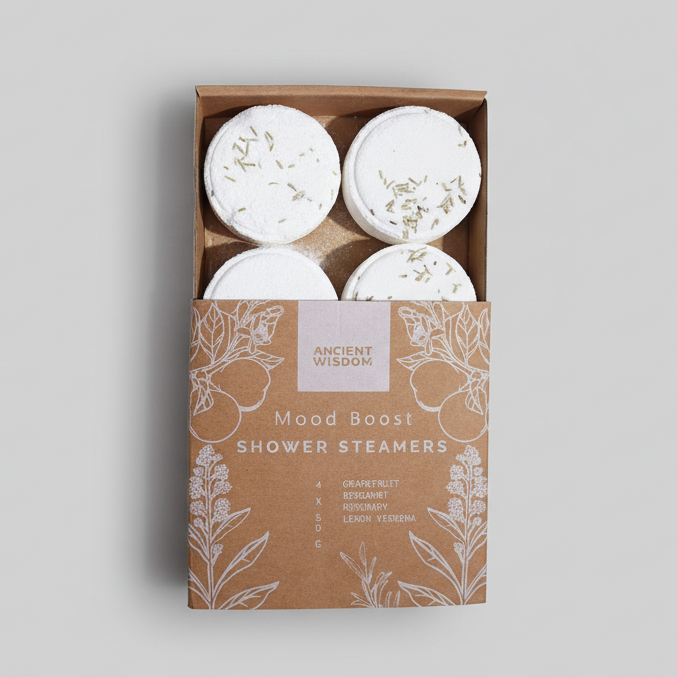 Zen Shower Steamers - Mood Boost (White)