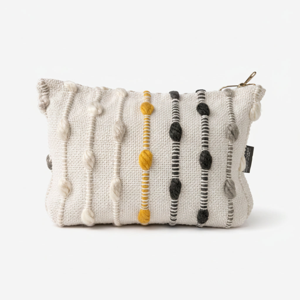Nomad Sari Indian Jacquard Toiletry Bag - Hippie Knot