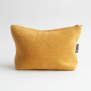Nomad Sari Indian Jacquard Toiletry Bag - Marigold Loom