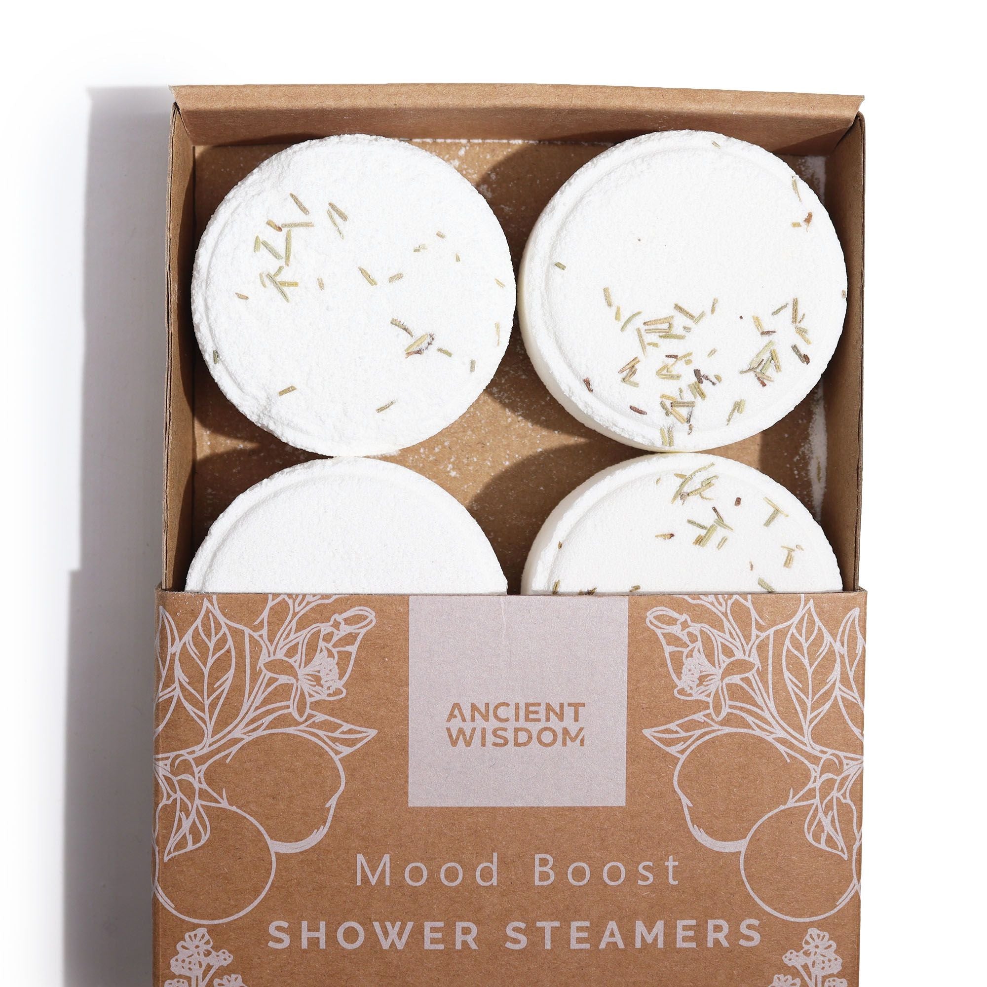 Zen Shower Steamers - Mood Boost (White)