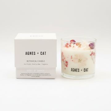 Botanical Soy Wax Candle - Roses of Sawrey
