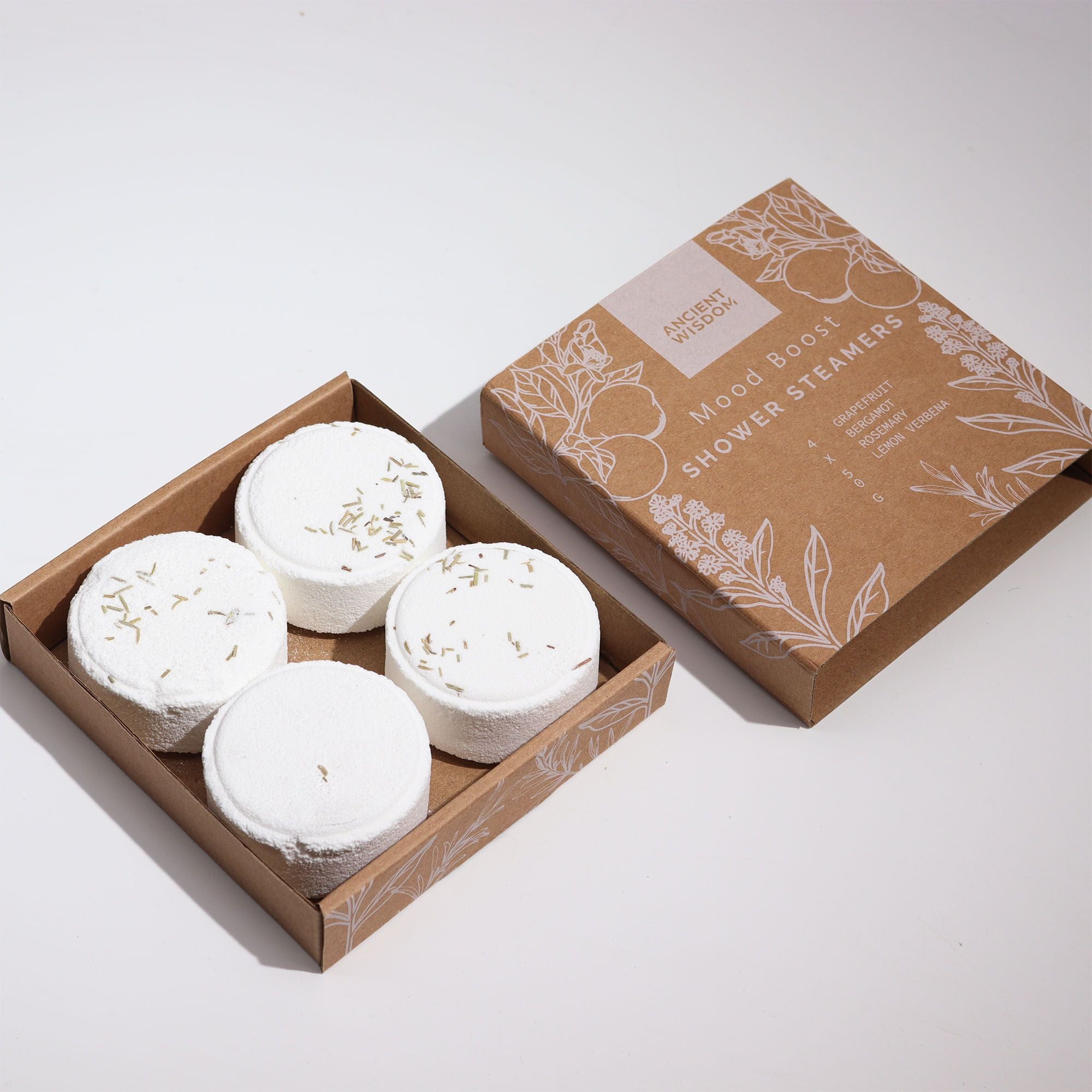 Zen Shower Steamers - Mood Boost (White)