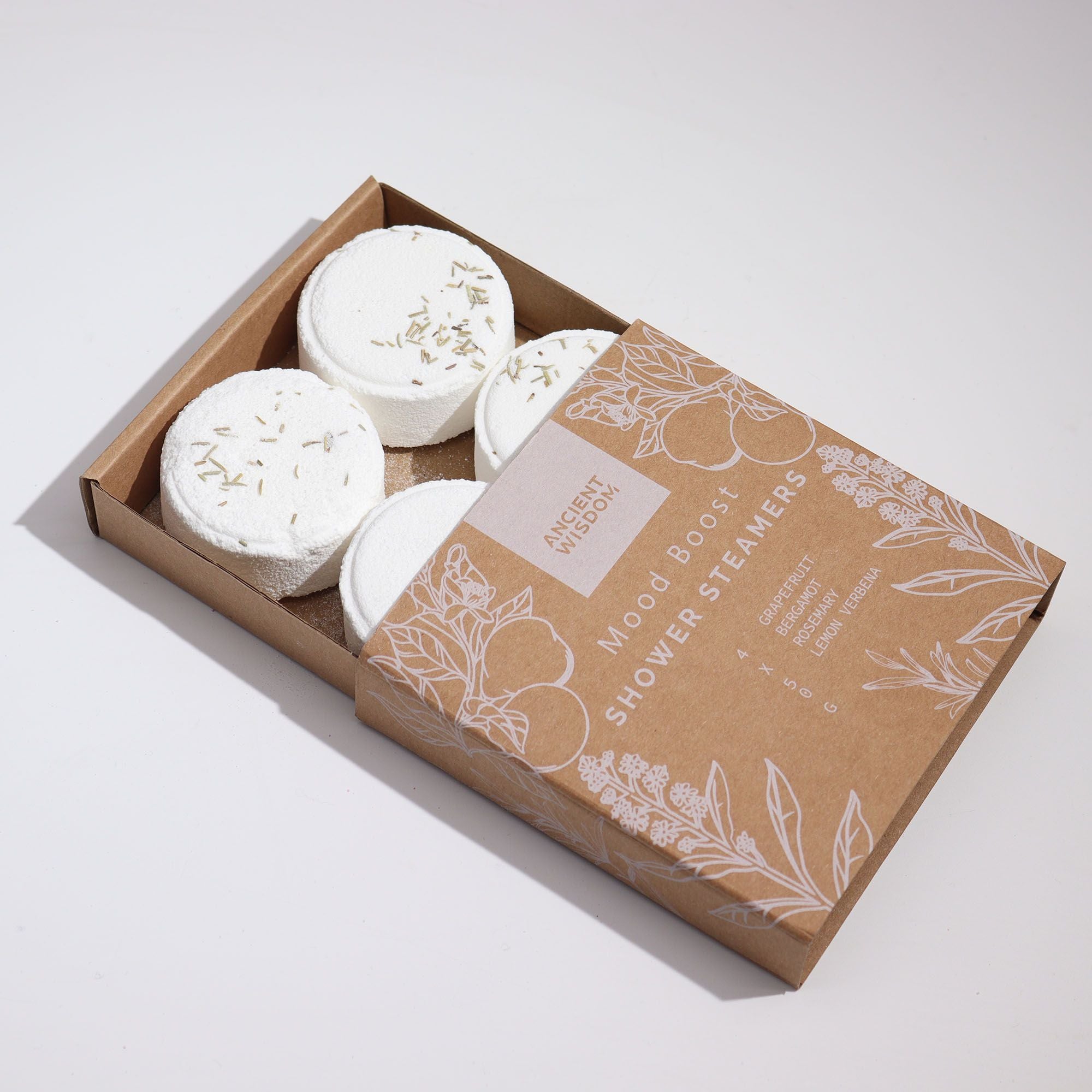 Zen Shower Steamers - Mood Boost (White)