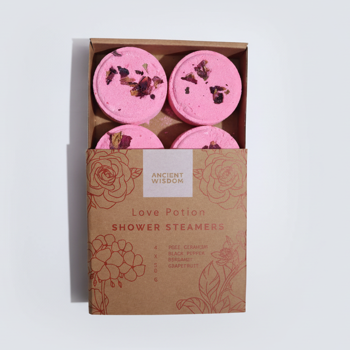 Zen Shower Steamers - Love Potion (Pinky Red)
