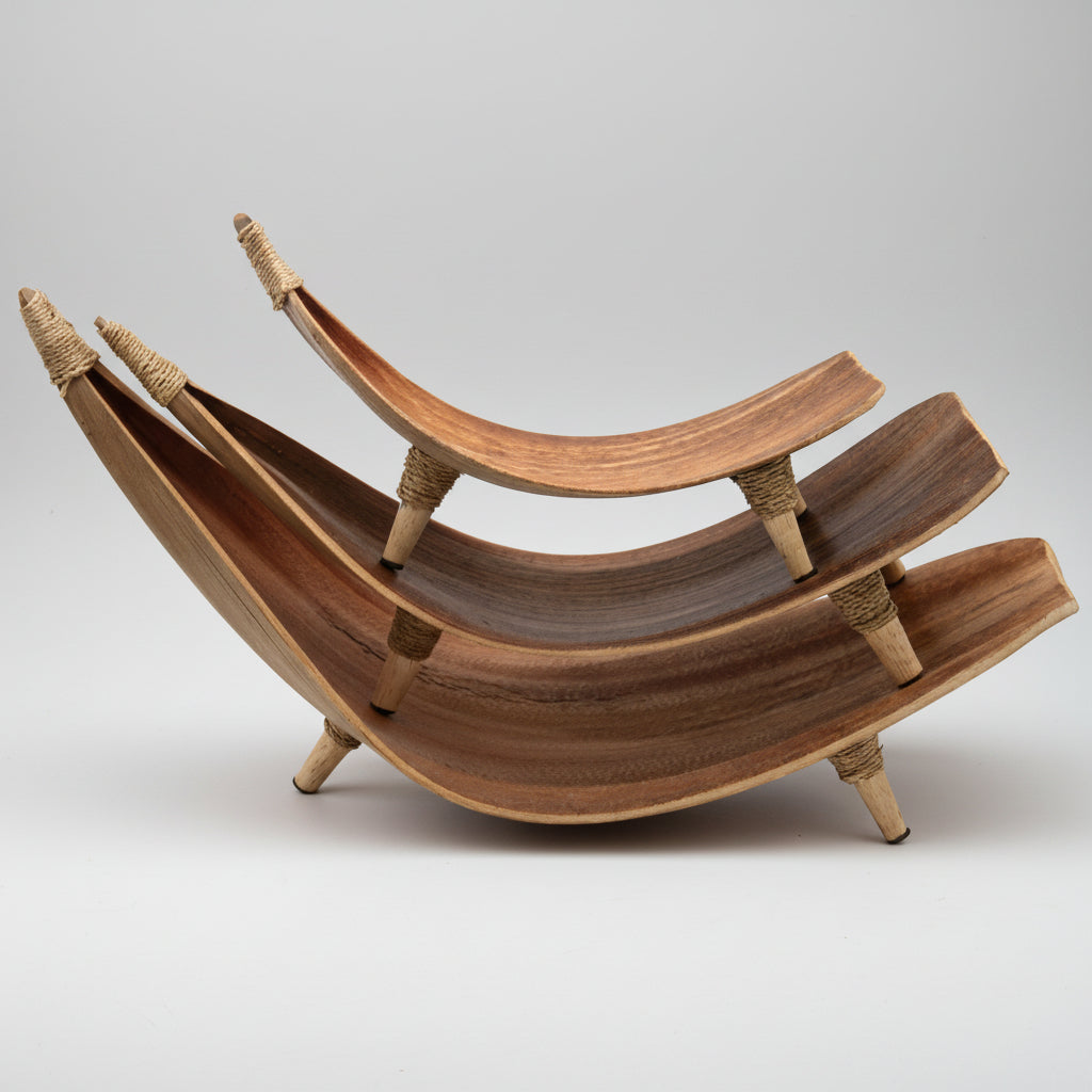 Coconut Leaf Fruit Bowl Set - Natural