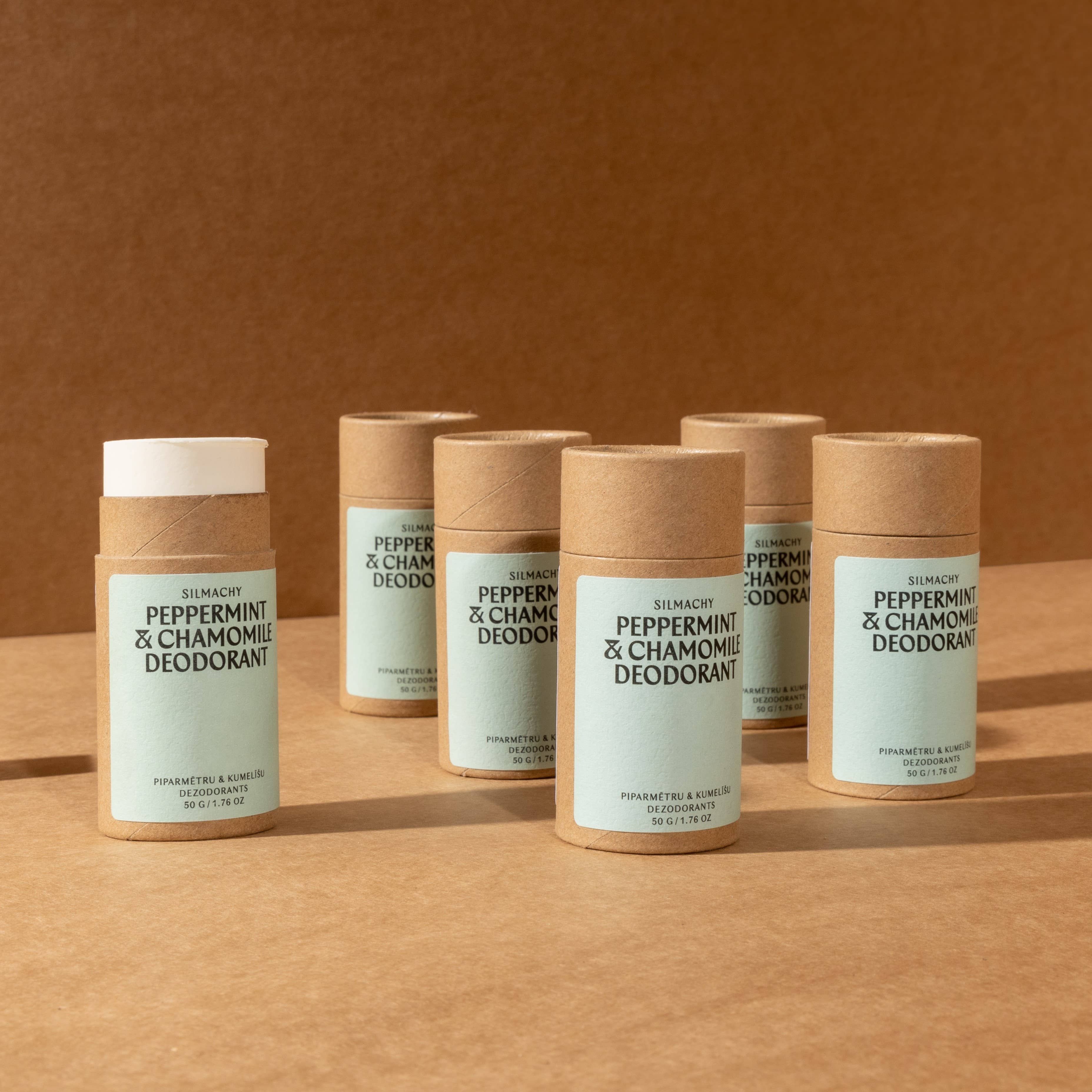 Aluminum-Free Natural Deodorant – Peppermint & Chamomile