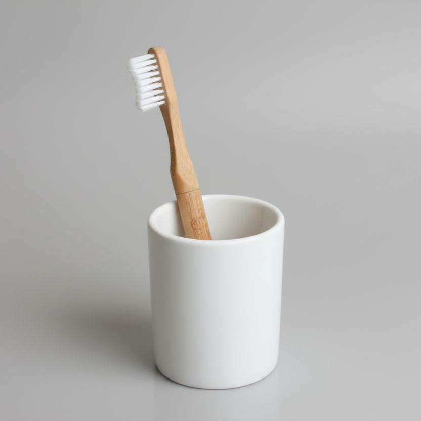 Bamboo Toothbrush with Interchangeable Head