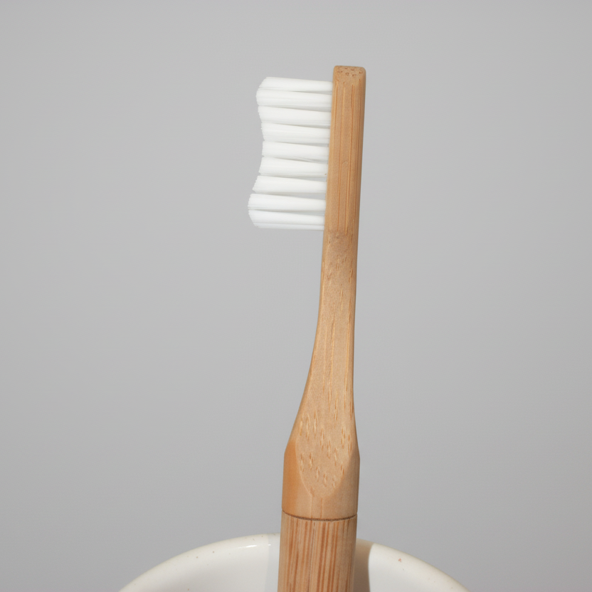 Bamboo Toothbrush with Interchangeable Head