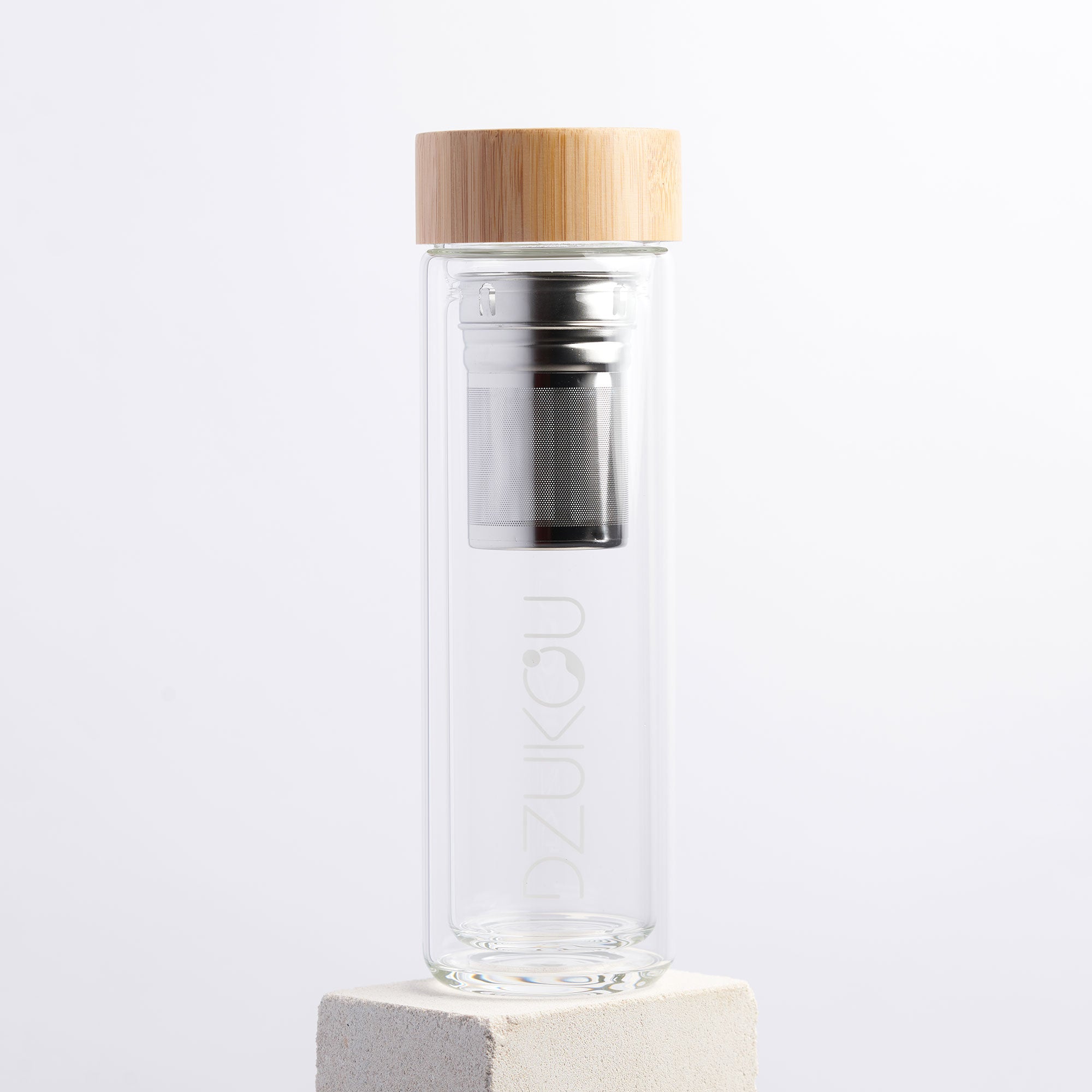 Bishop Falls - Glass Bamboo Tea Bottle 450 ml