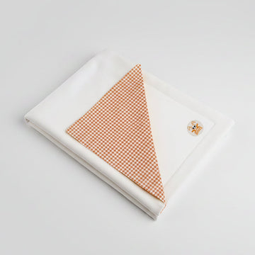 Organic Cotton Fleece Blanket -  Vichy