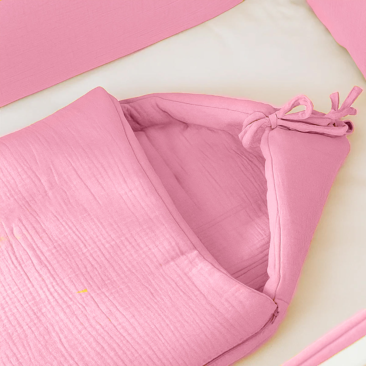Organic Cotton Bunting Bag - Pink