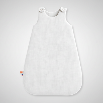 Organic Cotton Winter Sleeping Bag - White