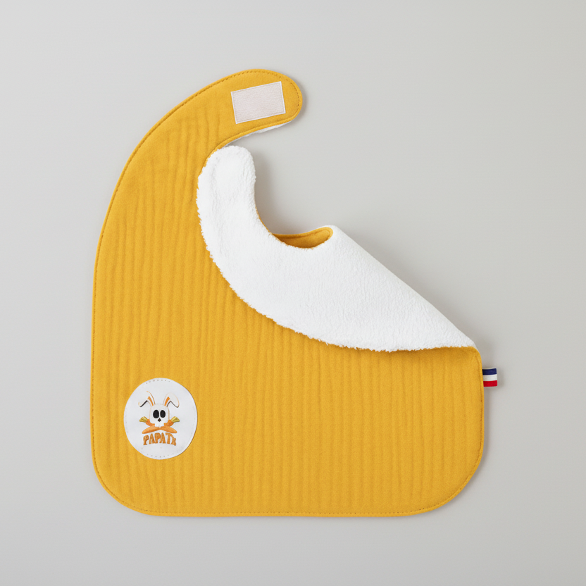 Organic Cotton Bib - Honey