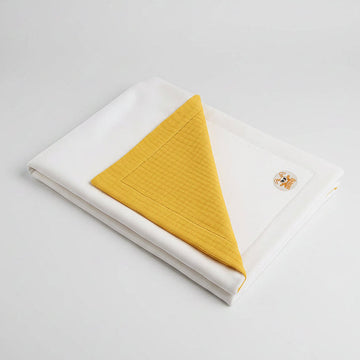Organic Cotton Fleece Blanket -  Honey