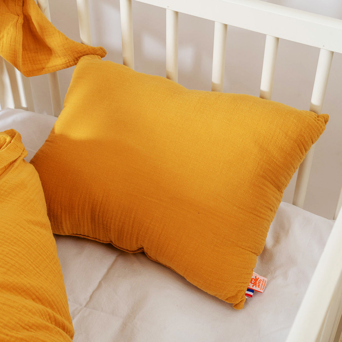 Organic Cotton Pillow - Honey