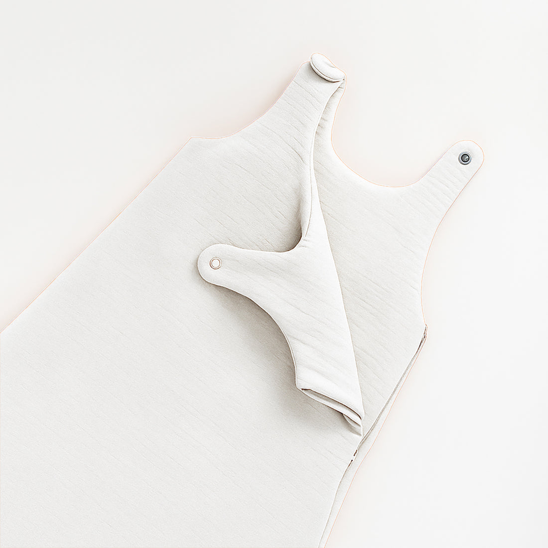 Organic Cotton Winter Sleeping Bag - White