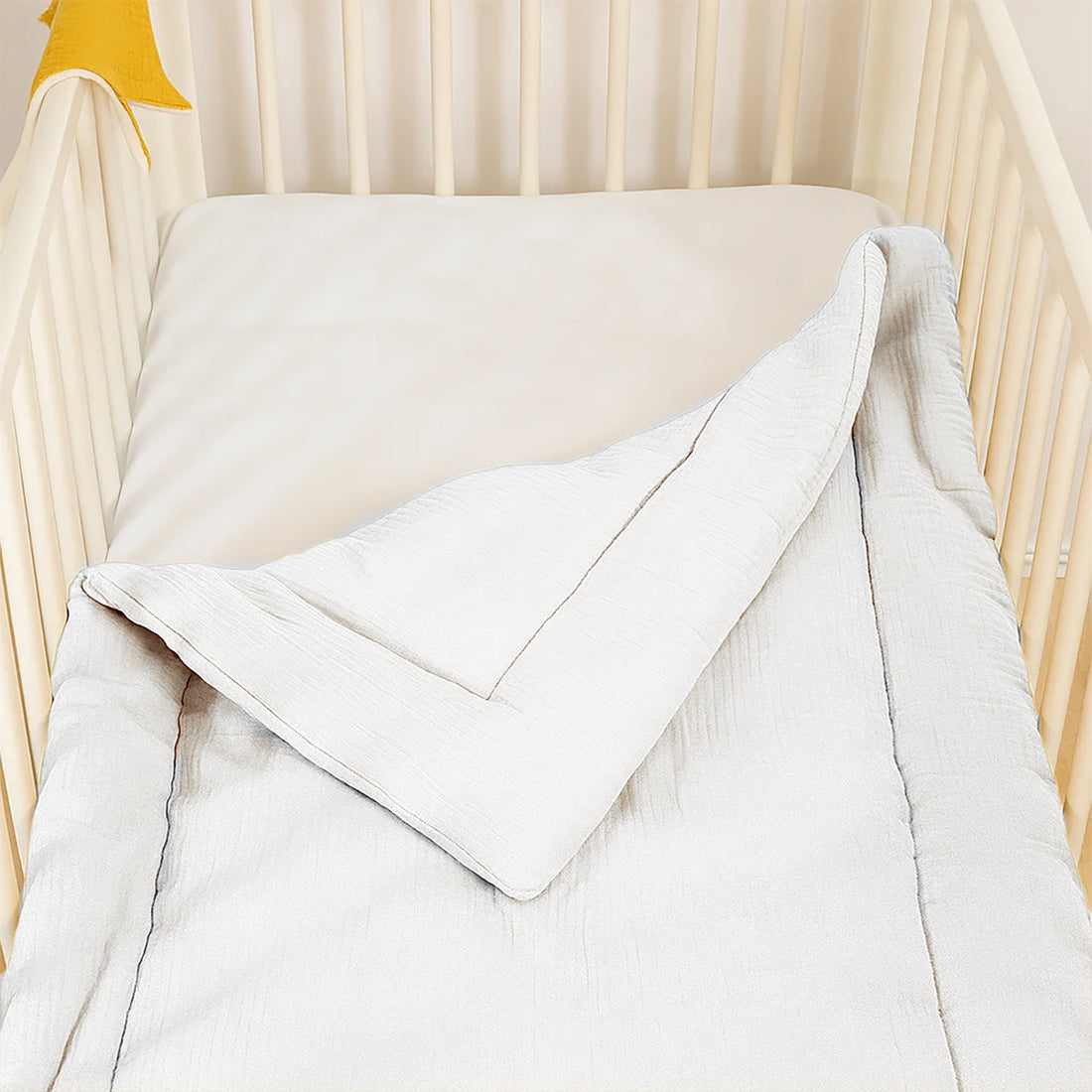 Organic Cotton Quilt - White
