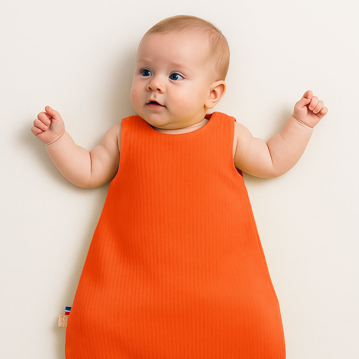 Organic Cotton Summer Sleeping Bag - Strawberry