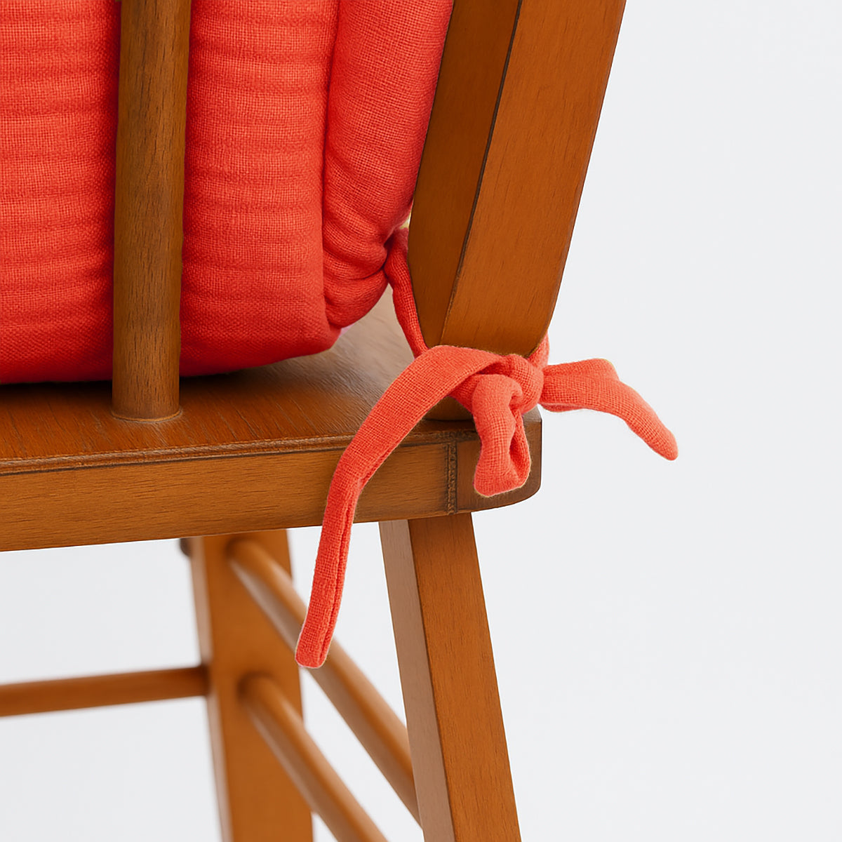 Cushion High Chair in Organic Cotton - Strawberry