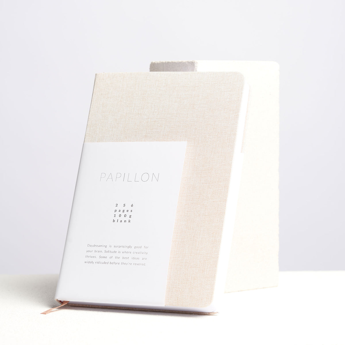 Linen Hardcover Notebook - Beige