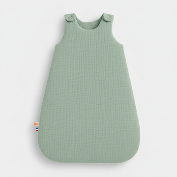 Organic Cotton Winter Sleeping Bag - Green