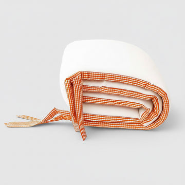 Organic Cotton Cot Bumper - White