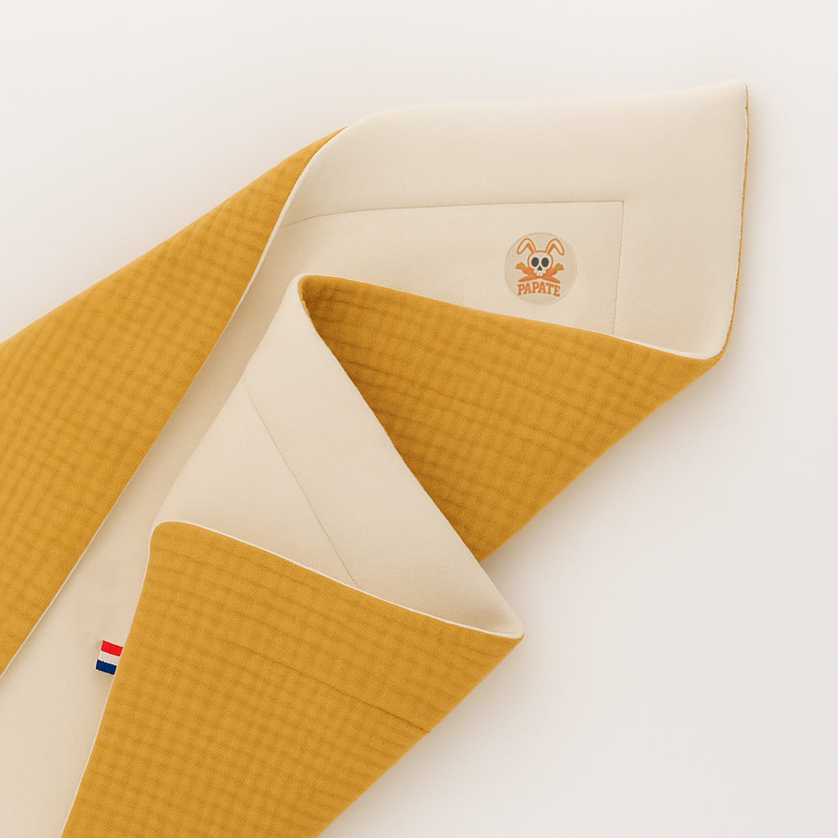 Organic Cotton Fleece Blanket -  Honey