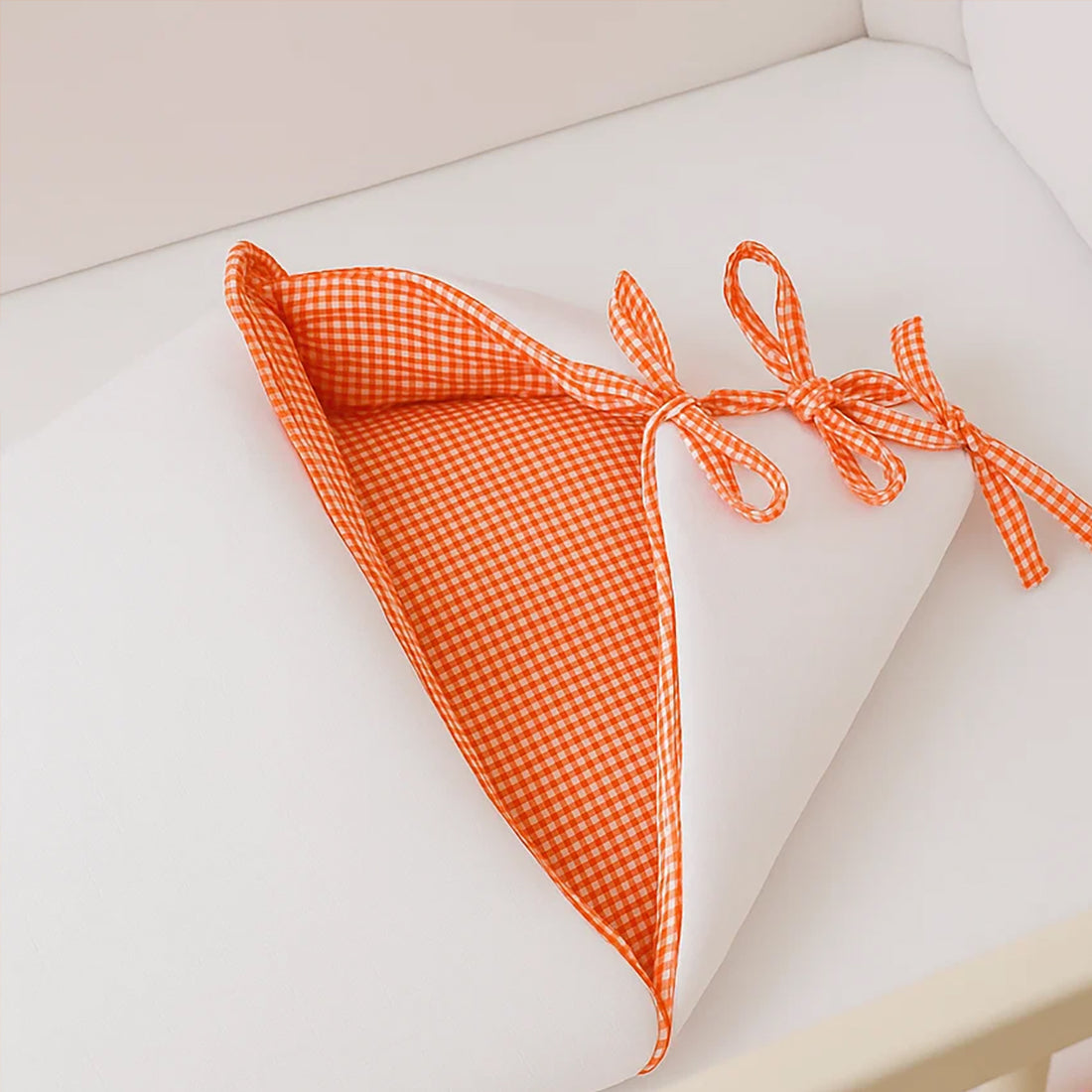 Organic Cotton Bunting Bag - White