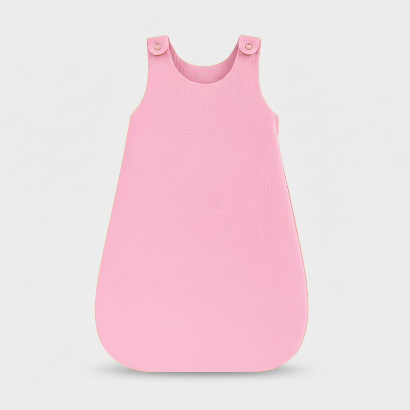Organic Cotton Summer Sleeping Bag - Pink