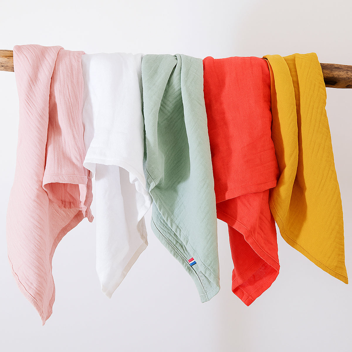 Organic Cotton Swaddles  - Strawberry