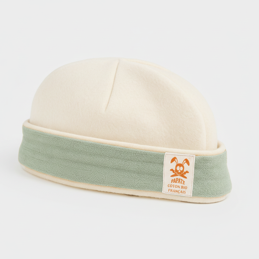 Newborn Hat in Organic Cotton - Green