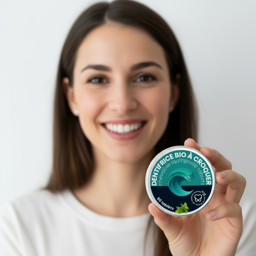 Chewable toothpaste tabs - Fluoride free: Mint