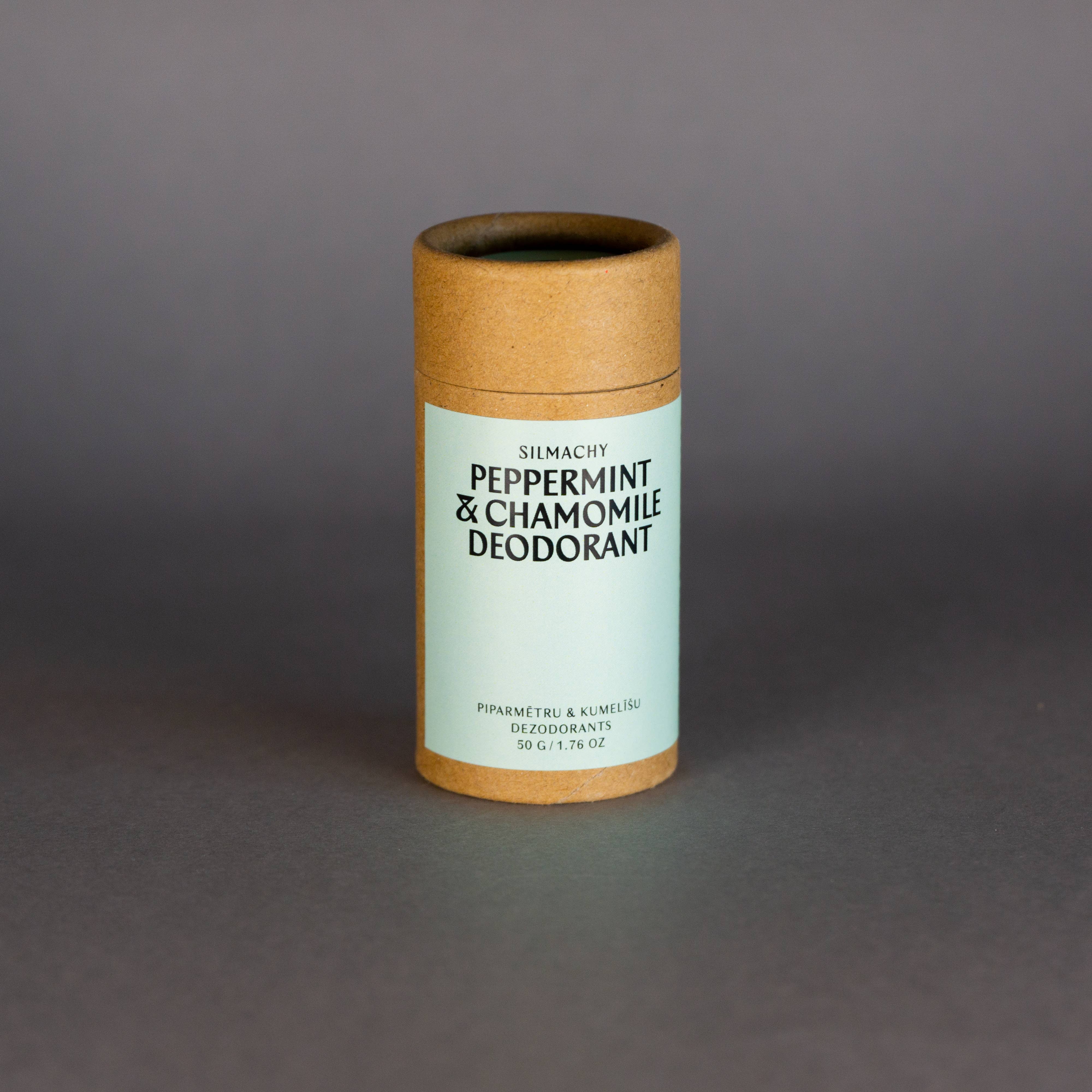 Aluminum-Free Natural Deodorant – Peppermint & Chamomile